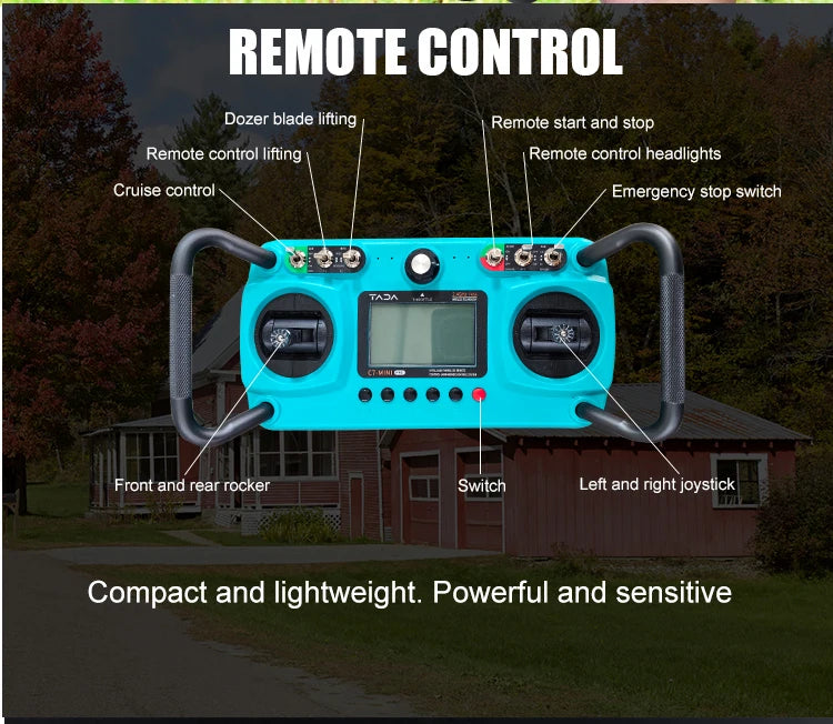 Remote Control Robotic Lawn Mower – 500mm Cutting Width, Rear Grass Collection