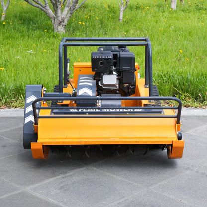 Remote Control Flail Mower & Brush Cutter – Steel Frame, Adjustable Cutting Width 31"-47", All-Terrain