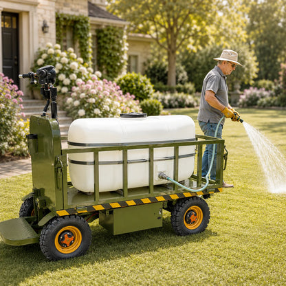 Electric Platform Wagon – 2,200 lb Capacity, 800W Motor, Warehouse & Logistics Cart