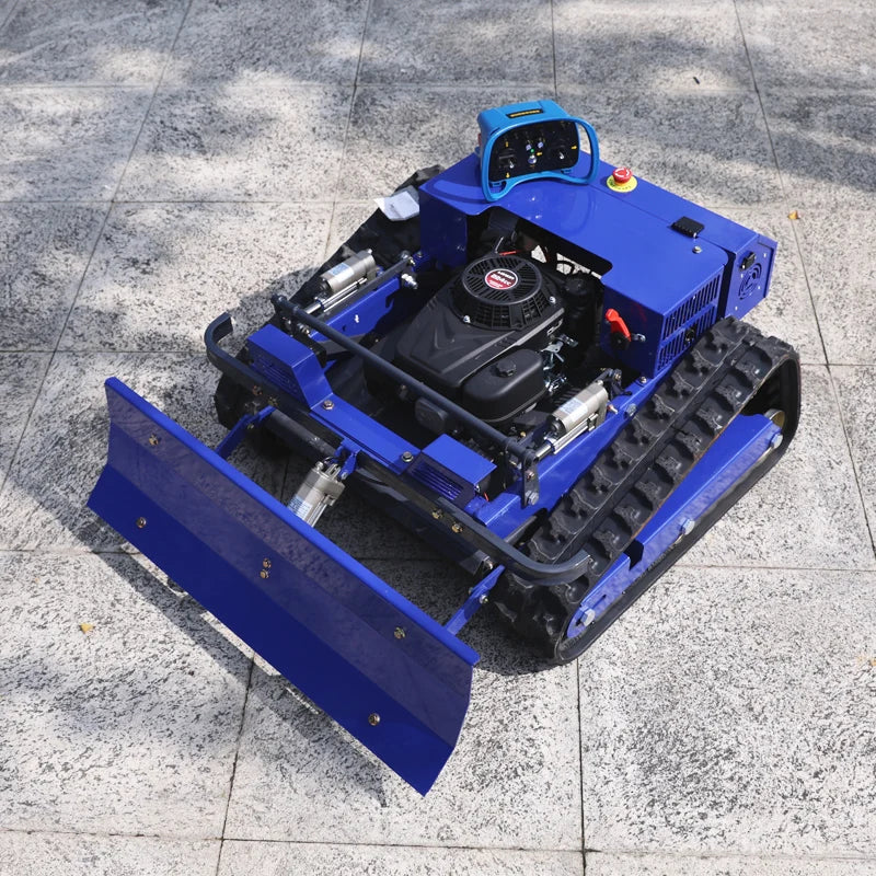 Remote Control Crawler Lawn Mower – 550mm Cutting Width, All-Terrain Tracked Mower