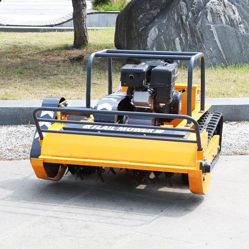 Remote Control Flail Mower & Brush Cutter – Steel Frame, Adjustable Cutting Width 31"-47", All-Terrain