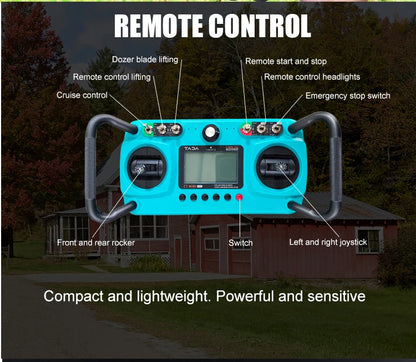 Remote Control Robotic Lawn Mower – 500mm Cutting Width, Rear Grass Collection