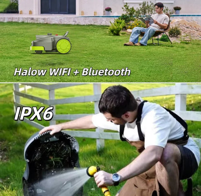 Automatic Robotic Lawn Mower – Waterproof IPX6, Covers up to 28,000 m², DIY Install