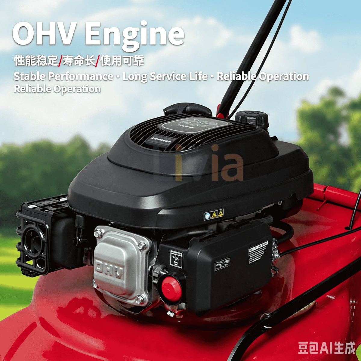 Remote Control Crawler Lawn Mower – 7 HP Engine, Self-Propelled, Adjustable Cutting Height