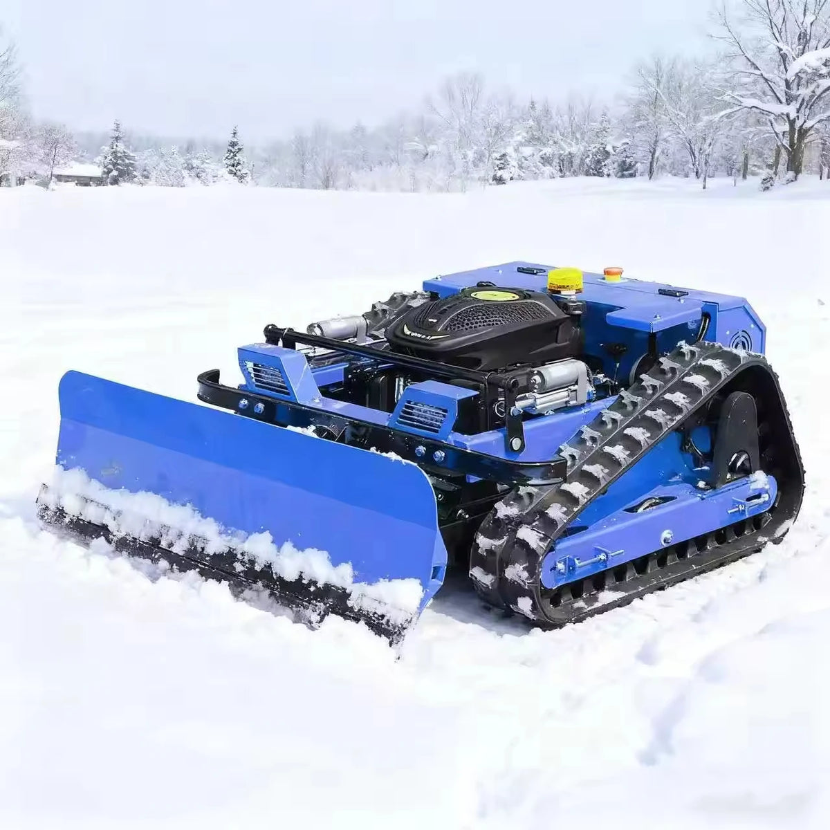 Remote Control Robotic Lawn Mower – 500mm Cutting Width, Rear Grass Collection