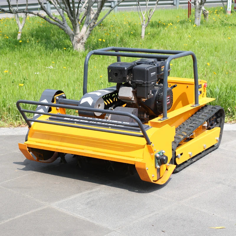 Remote Control Flail Mower & Brush Cutter – Steel Frame, Adjustable Cutting Width 31"-47", All-Terrain