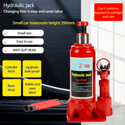 2 Ton Hydraulic Service Jack – High-Carbon Steel, ASME Certified