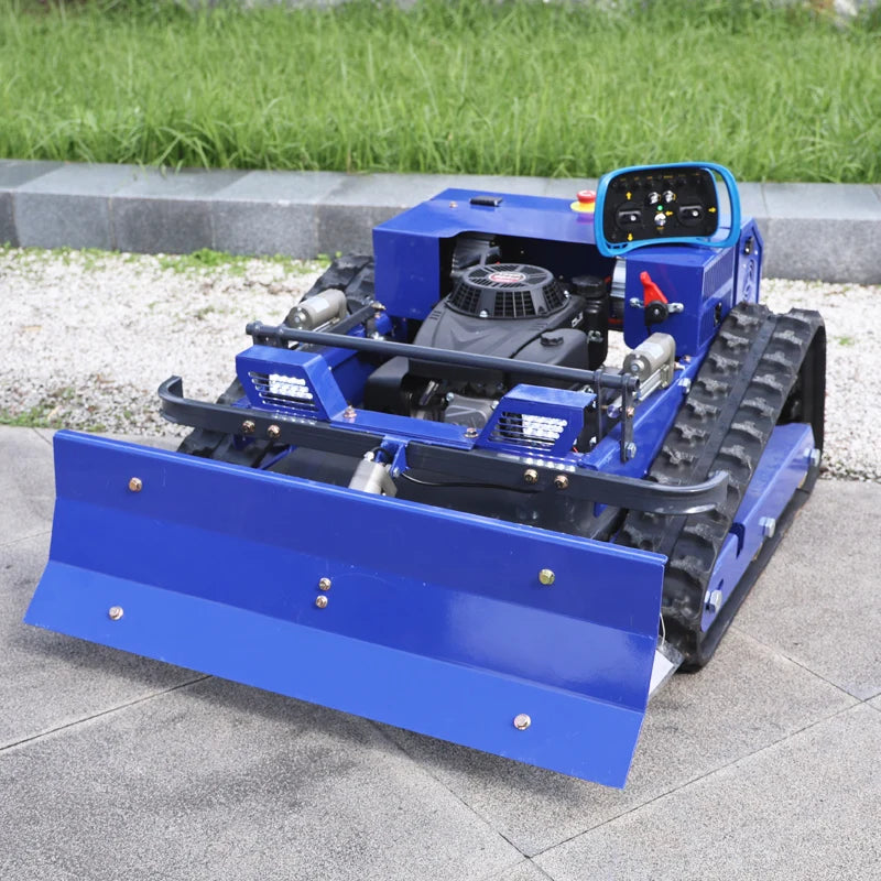 Remote Control Crawler Lawn Mower – 550mm Cutting Width, All-Terrain Tracked Mower