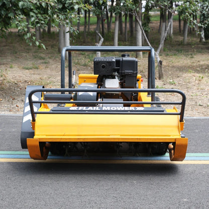 Remote Control Flail Mower & Brush Cutter – Steel Frame, Adjustable Cutting Width 31"-47", All-Terrain