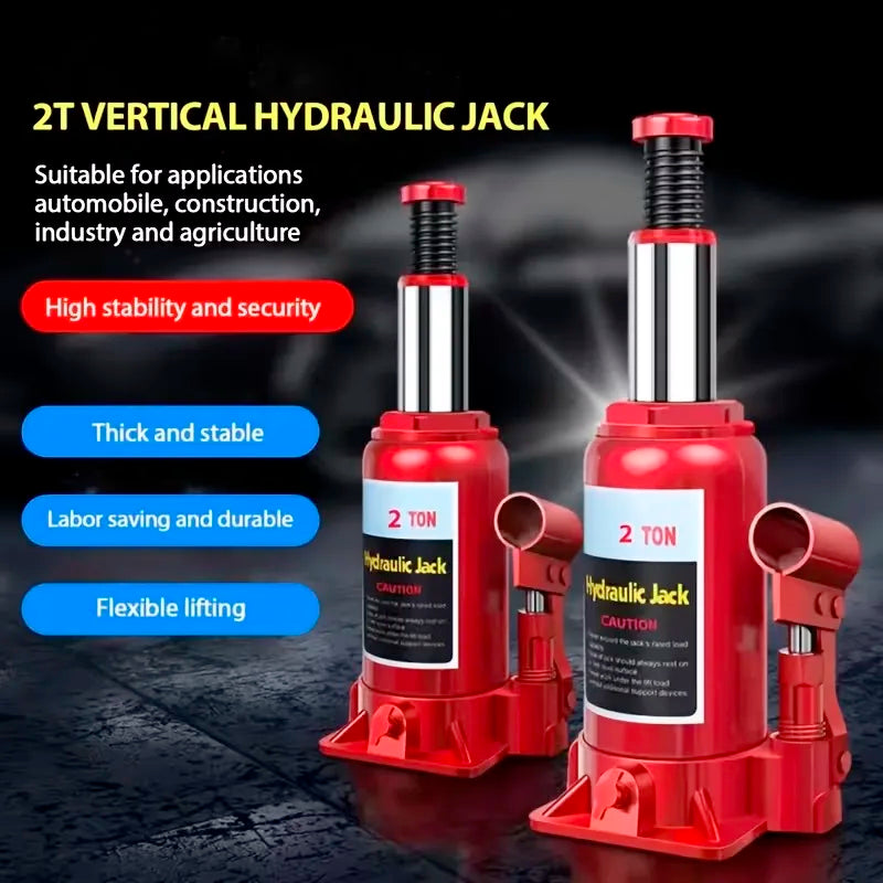 2 Ton Hydraulic Service Jack – High-Carbon Steel, ASME Certified