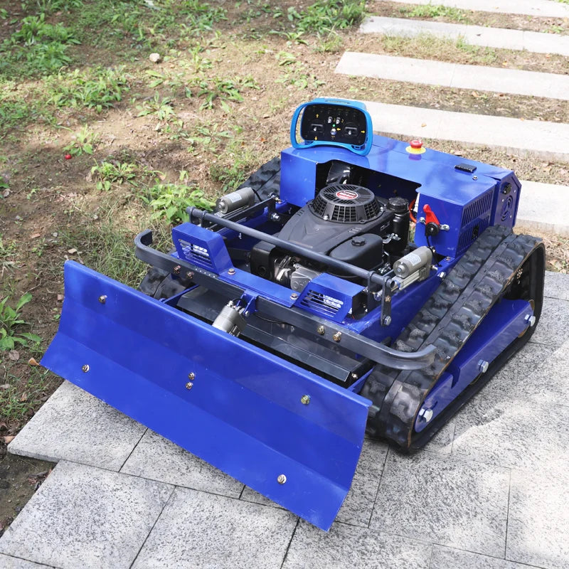 Remote Control Crawler Lawn Mower – 550mm Cutting Width, All-Terrain Tracked Mower
