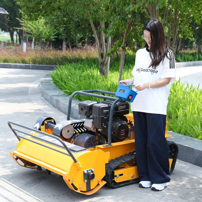 Remote Control Flail Mower & Brush Cutter – Steel Frame, Adjustable Cutting Width 31"-47", All-Terrain