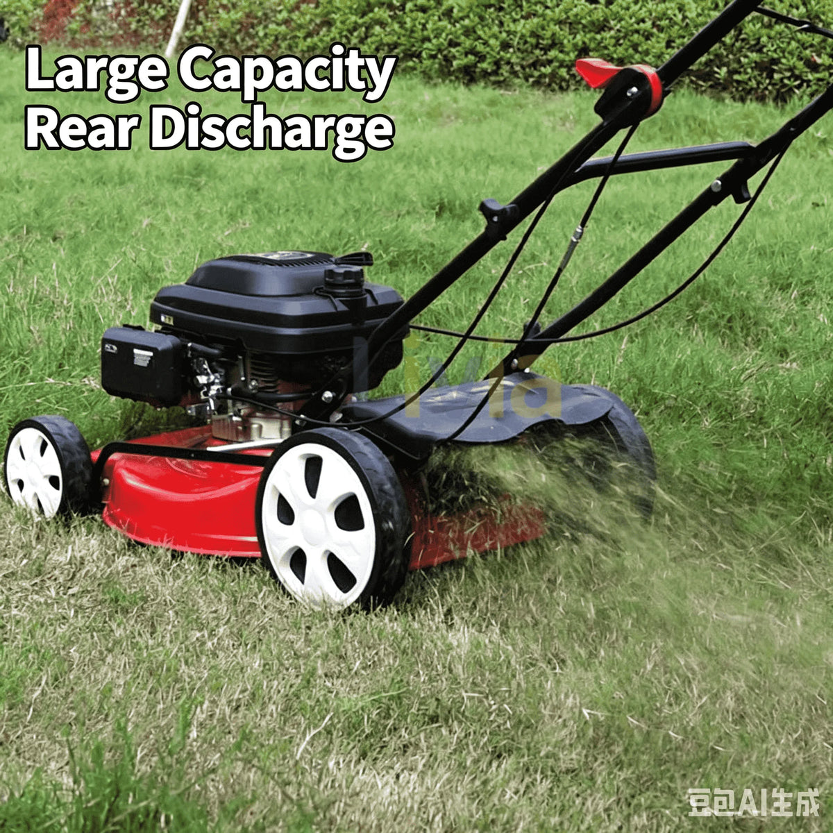 Remote Control Riding Zero-Turn Style Lawn Mower – 7 HP Engine, Self-Propelled