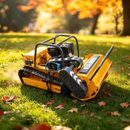 High-End Remote Control All-Terrain Mowing Robot – Gasoline Engine, Mulching