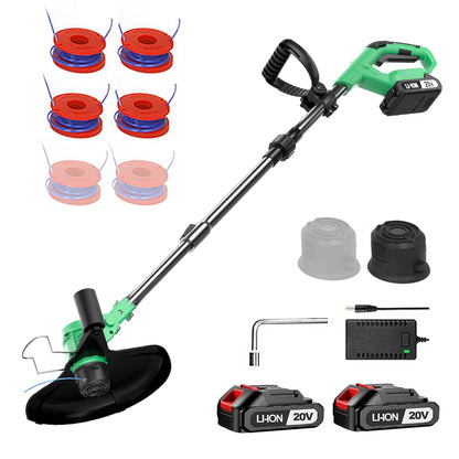 20V Cordless Electric Lawn Mower / Grass Trimmer – Folding, Height-Adjustable Handle